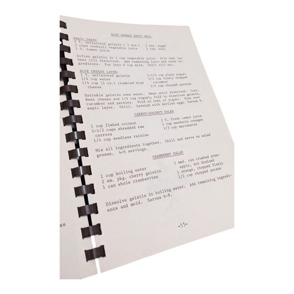 The White House of the Confederacy Cookbook Vintage Spiral Bound Paperback - Picture 4 of 4